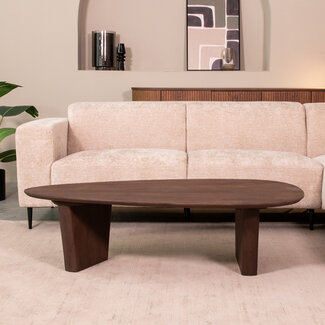 Label51 LABEL51 Salontafel Wow - Espresso - Mangohout - 135 cm
