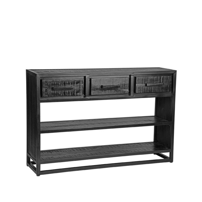 Label51 LABEL51 Sidetable Chili - Zwart - Mangohout - Sidetable