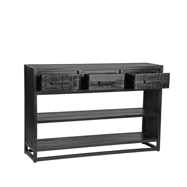 Label51 LABEL51 Sidetable Chili - Zwart - Mangohout - Sidetable