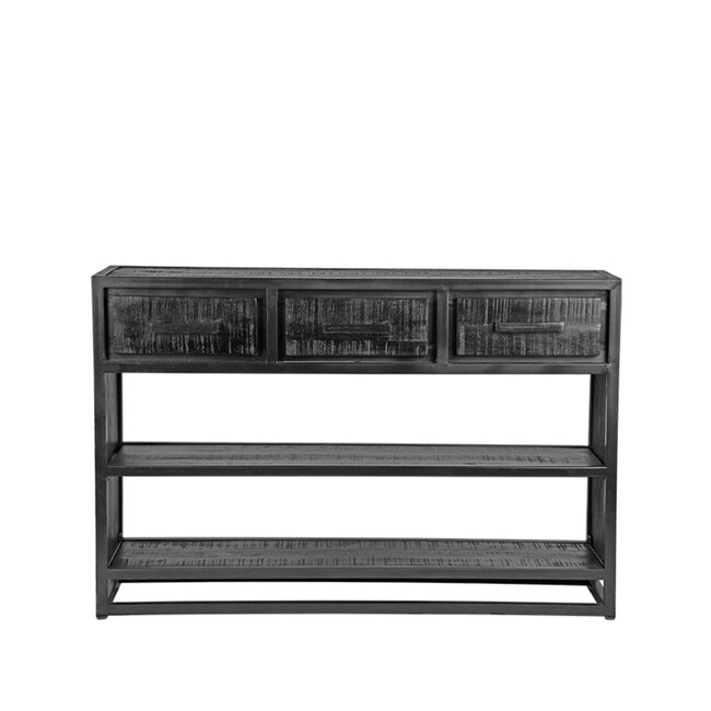 Label51 LABEL51 Sidetable Chili - Zwart - Mangohout - Sidetable