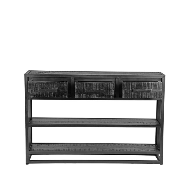 Label51 LABEL51 Sidetable Chili - Zwart - Mangohout - Sidetable