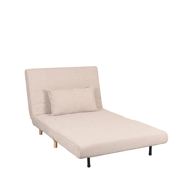 Label51 LABEL51 Slaapbank Single - Naturel - Boucle - Single | Naturel Poot