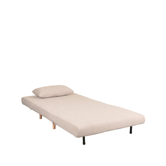 Label51 LABEL51 Slaapbank Single - Naturel - Boucle - Single | Naturel Poot