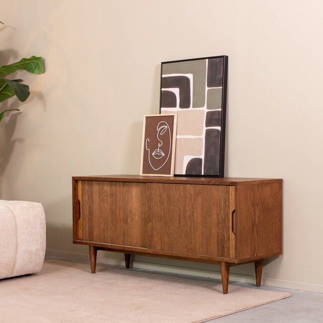 Label51 LABEL51 Tv-meubel Jule - Walnoot - Eiken - 130 cm