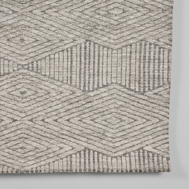 Label51 LABEL51 Vloerkleden Cosy - Grijs - Synthetisch - 200x300 cm