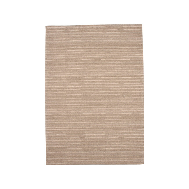 Label51 LABEL51 Vloerkleden Luxy - Taupe - Wol - 160x230 cm