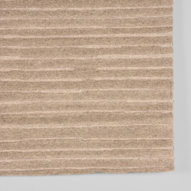 Label51 LABEL51 Vloerkleden Luxy - Taupe - Wol - 160x230 cm