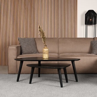 Label51 Vloerkleed rechthoekig Wolly - Grijs - Wol - 200x300 cm