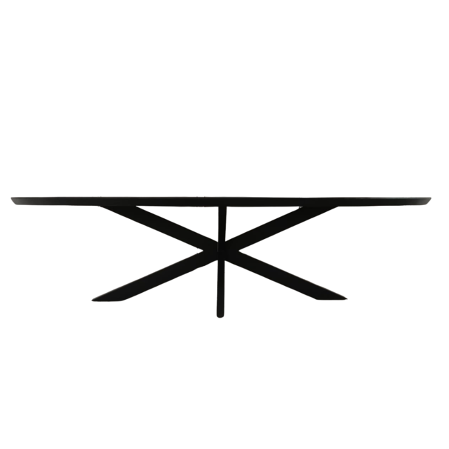 Starfurn Eettafel Brandy Black | 180 cm | Ovaal