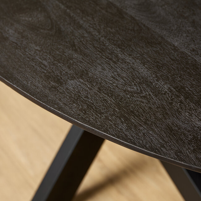Starfurn Eettafel Brandy Black | 210 cm | Ovaal