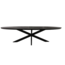 Starfurn Eettafel Brandy Black | 240 cm | Ovaal