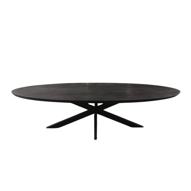 Starfurn Eettafel Brandy Black | 240 cm | Ovaal