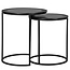 Label51 LABEL51 Salontafel Set Pair - Zwart - Metaal - 40 cm