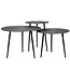 Label51 LABEL51 Salontafel Set Nobby - Zwart - Metaal - Set