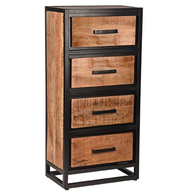 Label51 Ladekast Tampa - Rough - Mangohout - Ladekast