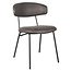 Label51 LABEL51 Eetkamerstoel Zack - Antraciet - Microfiber