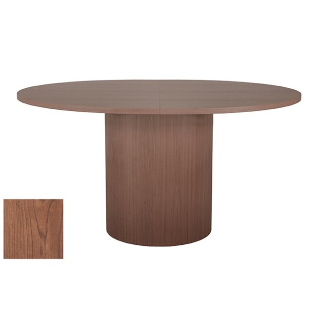 Label51 LABEL51 Eetkamertafel Oliva - Walnoot - Eiken - 150-200 cm - Uitschuifbaar