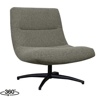 Label51 LABEL51 Fauteuil Calix - Truffel grijs - Boucle