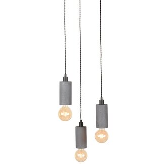 Label51 LABEL51 Hanglamp Fresco - Concrete - Beton - 3-Lichts