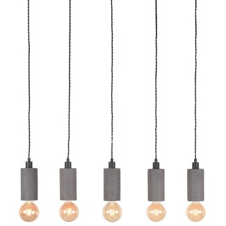 Label51 LABEL51 Hanglamp Fresco - Concrete - Beton - 5-Lichts