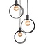 Label51 LABEL51 Hanglamp Ronda - Zwart - Metaal - 3-Lichts
