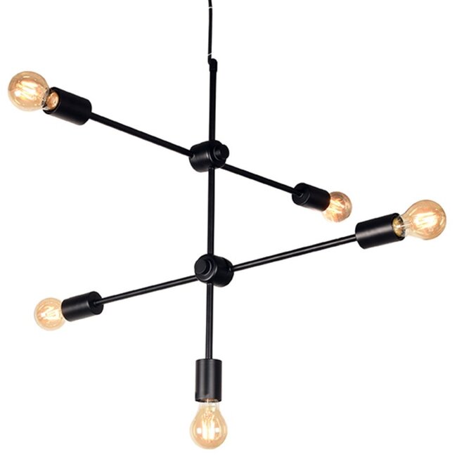 Label51 LABEL51 Hanglamp Stilo - Zwart - Metaal