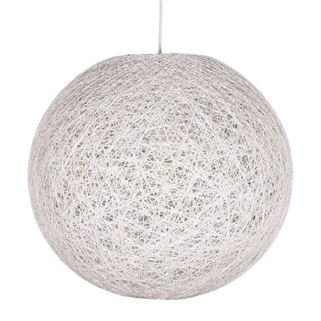 Label51 LABEL51 Hanglamp Twist - Wit - Vlas - L