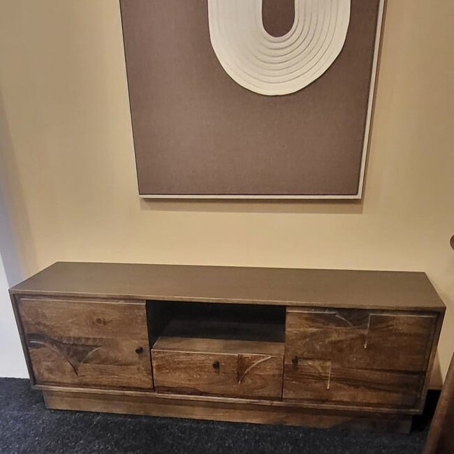 Nijwie TV meubel Kaapstad 150 cm walnootkleur