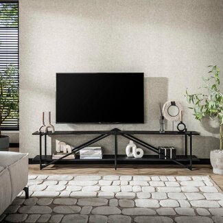WoonStijl TV-meubel 'Piega' 220 cm teak grijs