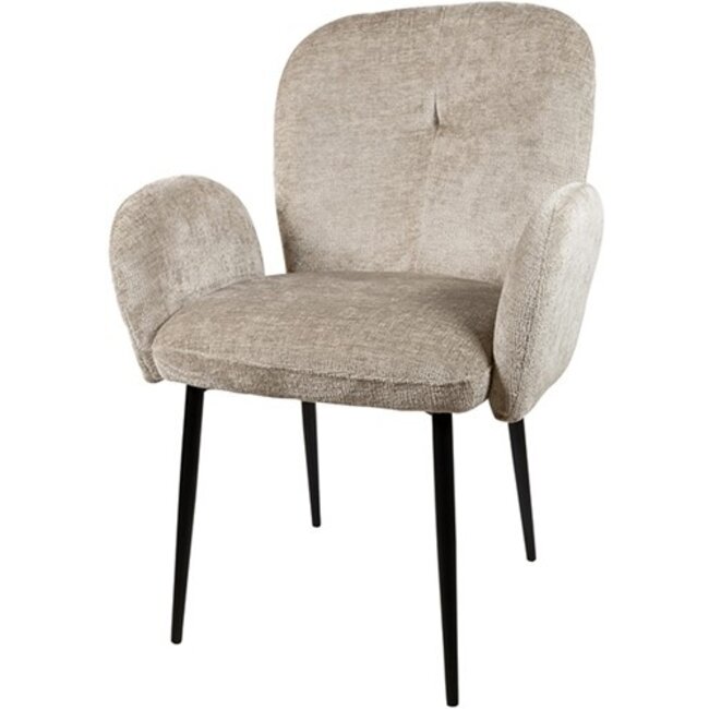 Nijwie Eetkamerstoel Bobby met armleuning - 3 kleuren