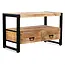 Benoa TV meubel Industrial Mango met 2 lades