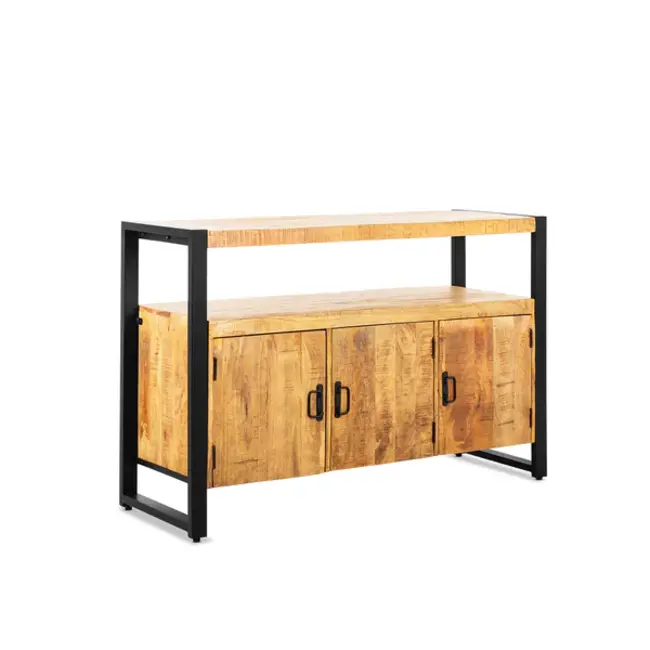 Benoa Dressoir industrial 3 deurs mango