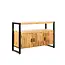 Benoa Dressoir industrial 3 deurs mango