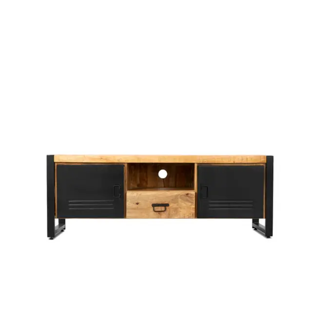 Benoa TV meubel Bas mango met staal medium