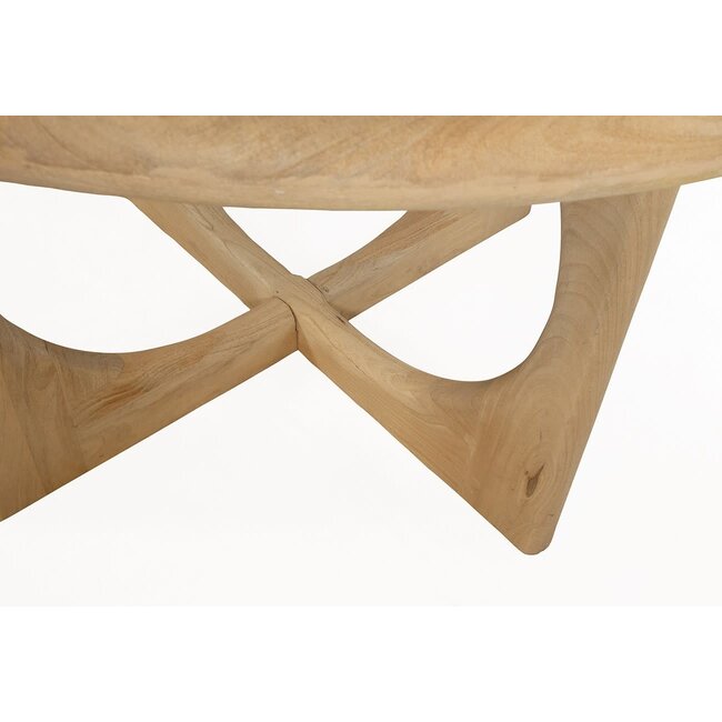 MySons Eetkamertafel Zodiac Ø 130 cm Acacia Groovy Natural