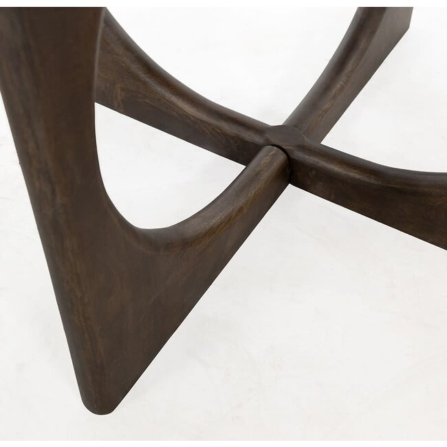 MySons Eetkamertafel Zodiac Ø 130 cm Mango Brown Walnut