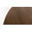 MySons Eetkamertafel Belly Ø130, Mango Brown Walnut