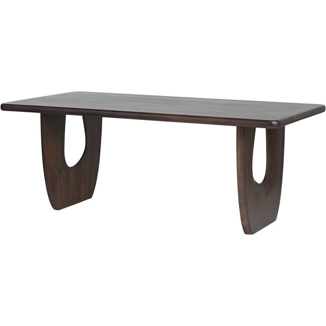 MySons Eetkamertafel Handai 240, Mango Bruin Walnoot