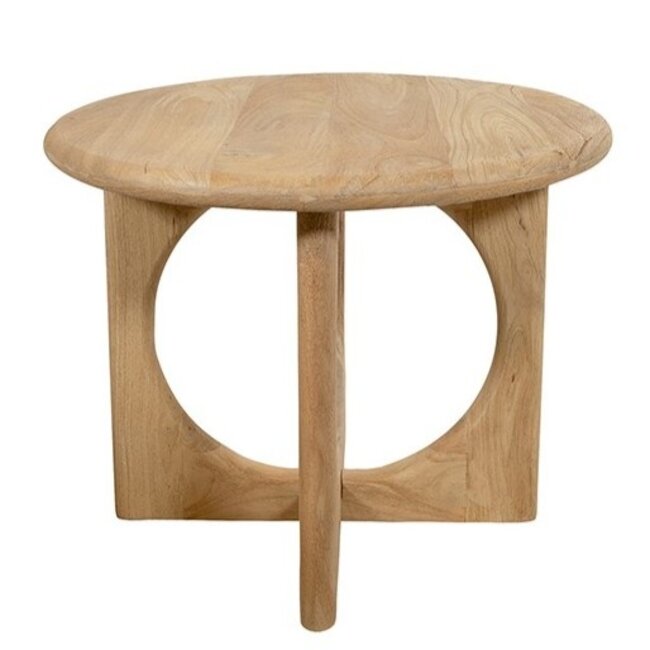 MySons Salontafel Zodiac Ø 60 cm Acacia Groovy Natural