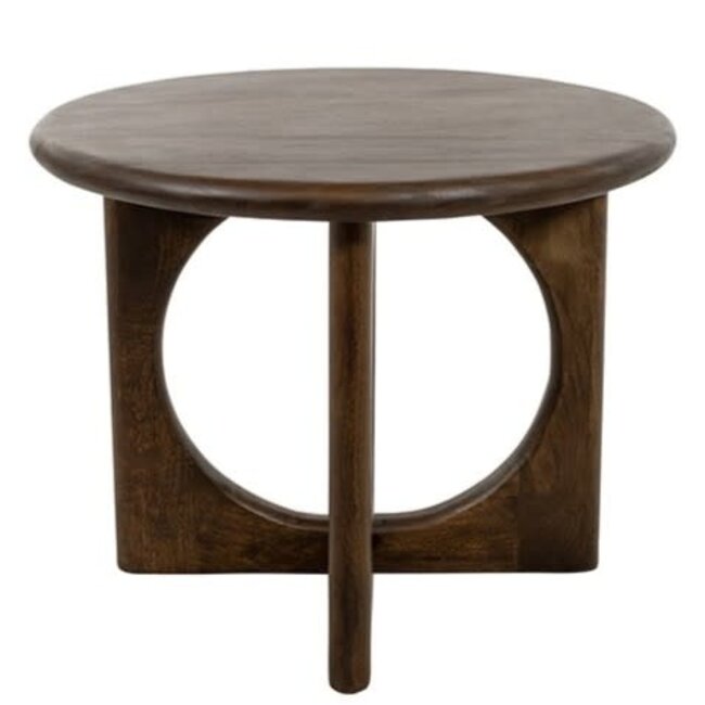 MySons Salontafel Zodiac Ø 60 cm Mango bruin walnoot