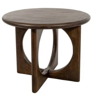MySons Salontafel Zodiac Ø 60 cm Mango bruin walnoot