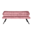 WoonStijl Eetkamerbank raster 180 velvet roze