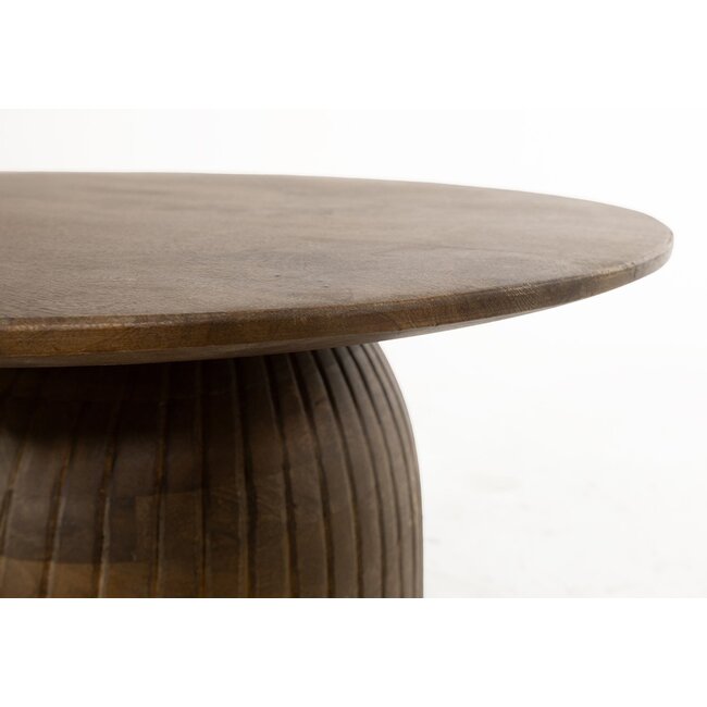 Nijwie Salontafel Karl Ø60 mango bruin