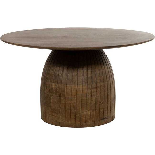 Nijwie Salontafel Karl Ø80 mango bruin