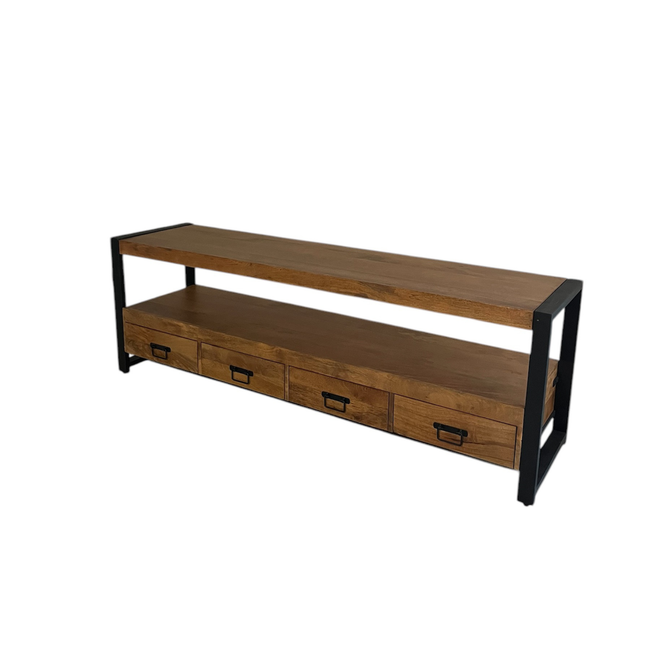 Starfurn Tv meubel Boaz | 180 cm I Warm bruin mango