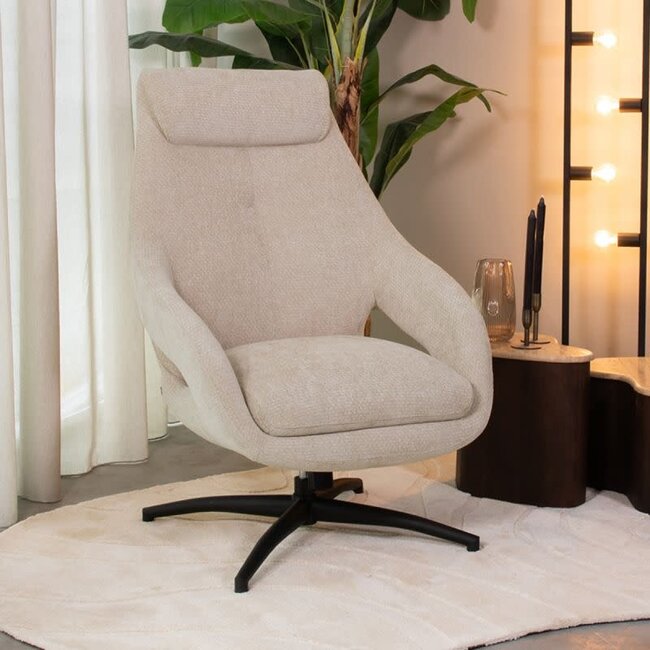 Label51 Draaifauteuil Maxwell  - Naturel Elite