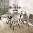 WoonStijl Eetkamertafel 160 ovaal betonlook grijs