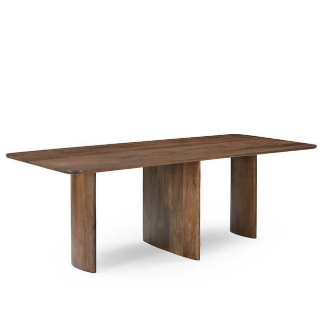 Benoa Eettafel Jade rechthoek bruin mango 220 cm - Showroommodel
