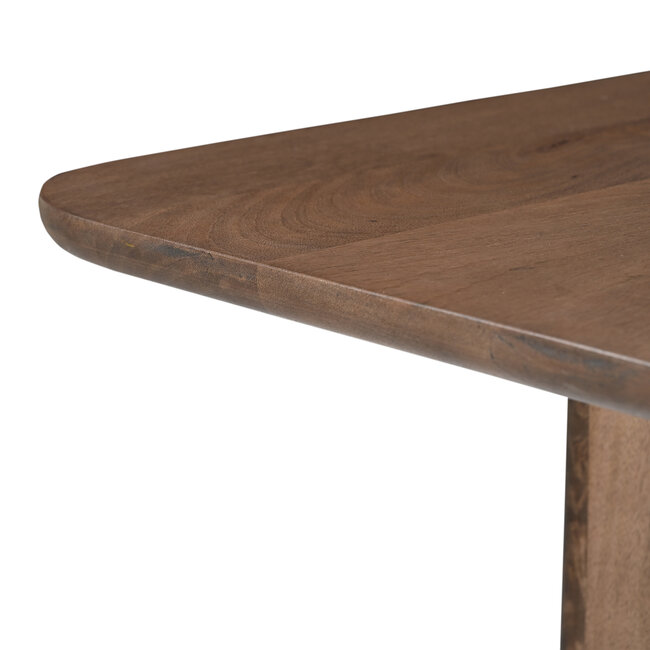 Benoa Eettafel Jade rechthoek bruin mango 220 cm - Showroommodel
