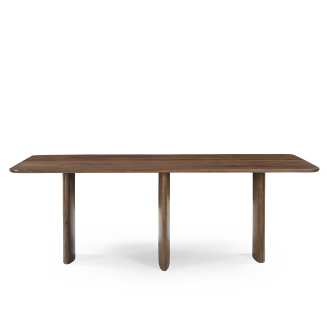 Benoa Eettafel Jade rechthoek bruin mango 220 cm - Showroommodel
